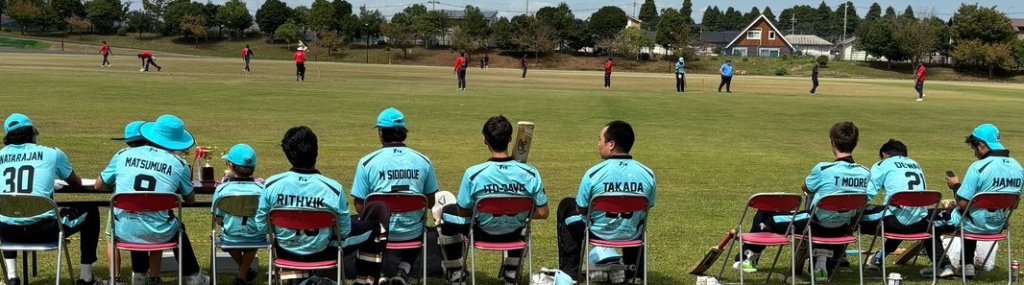 Waiting to bat at Sammu