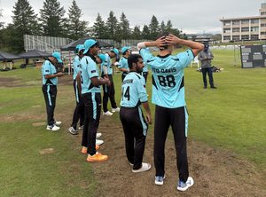 Sharks waiting for the award presentation